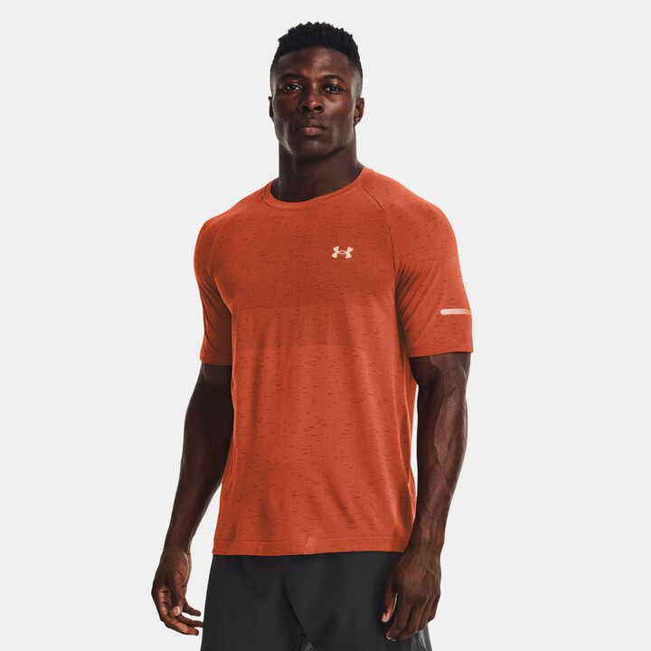 تيشيرت رياضي للرجال Men's UA Vanish Seamless Run Short Sleeve TShirt