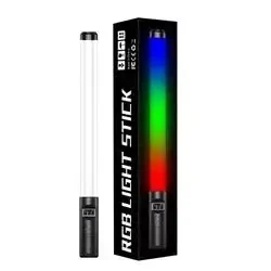 عصا إضاءة RGB مع عبوة سوداء