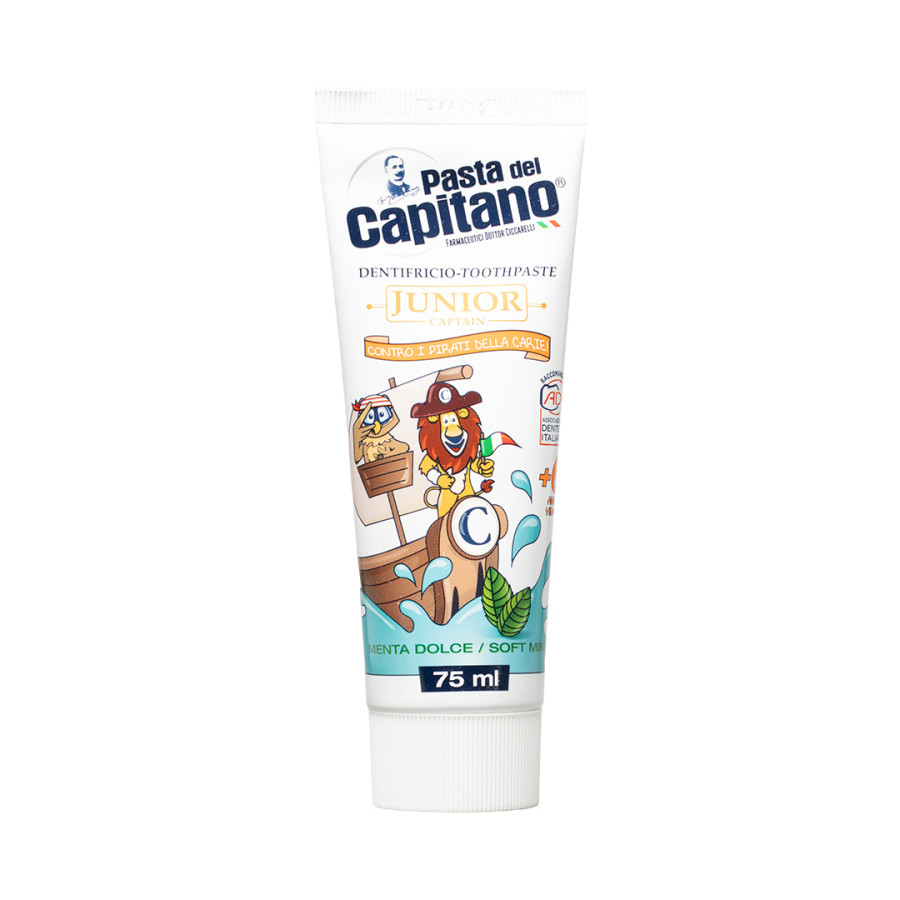 معجون اطفال   JUNIOR TOOTHPASTE + 6 YEARS – SOFT MINT / 75 ml