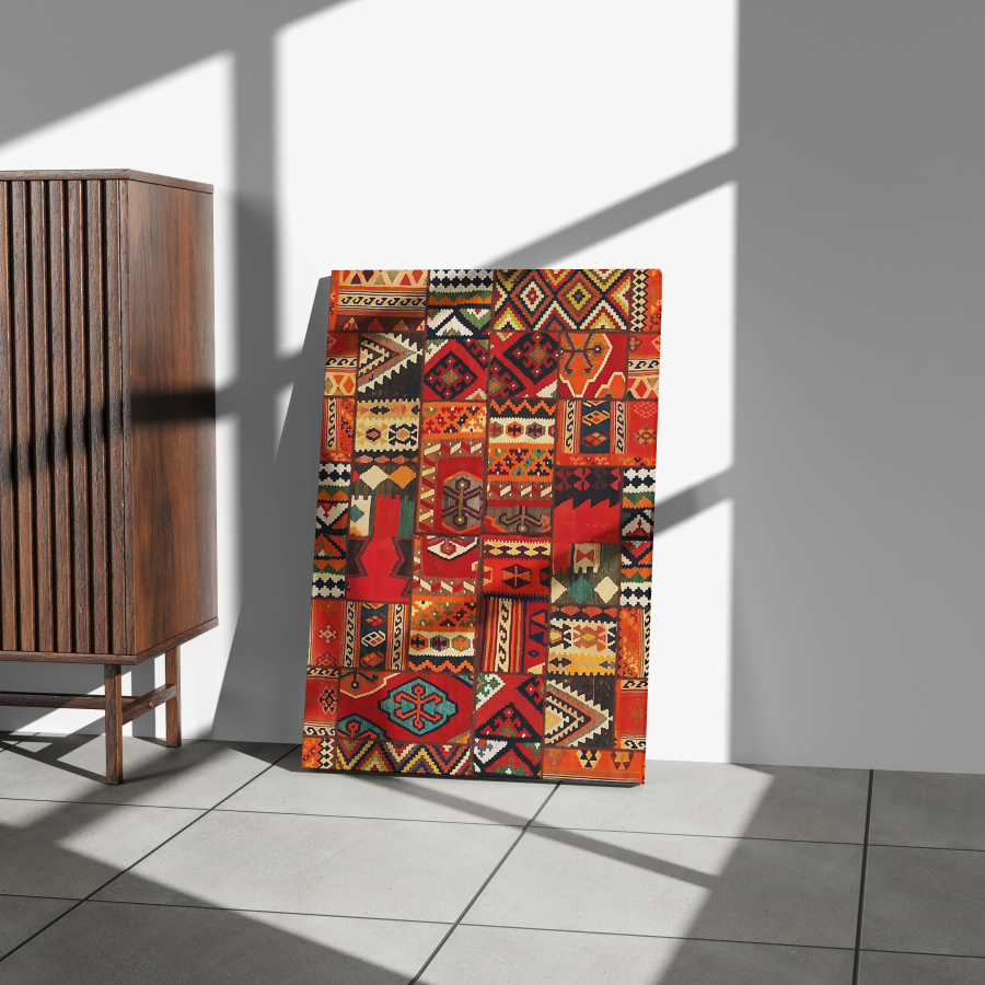 لوحة كانفس - سجادة حمراء Canvas Wall Art – Red Carpet | مسواگ