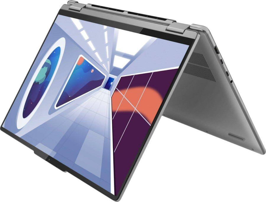 لابتوب لينوفو يوجا 7i المتحول بمعالج Ryzen 5 وشاشة لمس 14 بوصة WUXGA مع ...