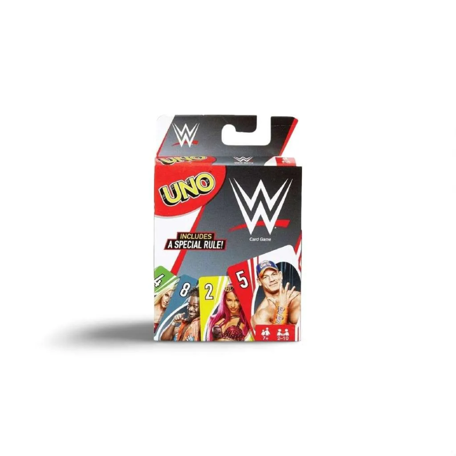 لعبة أونو WWE مع بطاقة قواعد خاصة Uno Includes A Special Rule Card Game ...