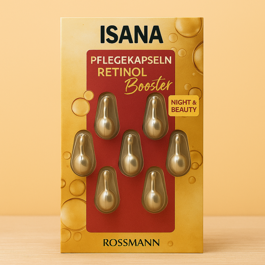 ISANA Retinol Booster Capsules – Night & Beauty Care