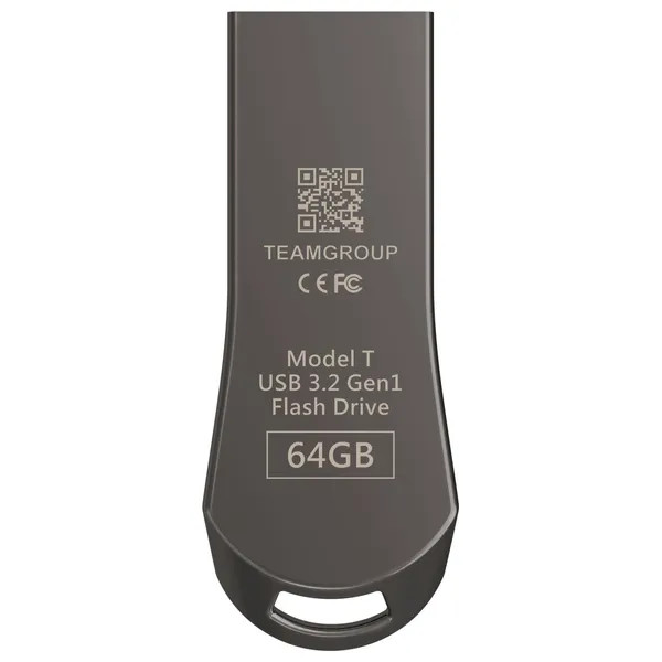 محرك الأقراص الفلاشي TEAMGROUP Model T بسعة 64 جيجابايت.