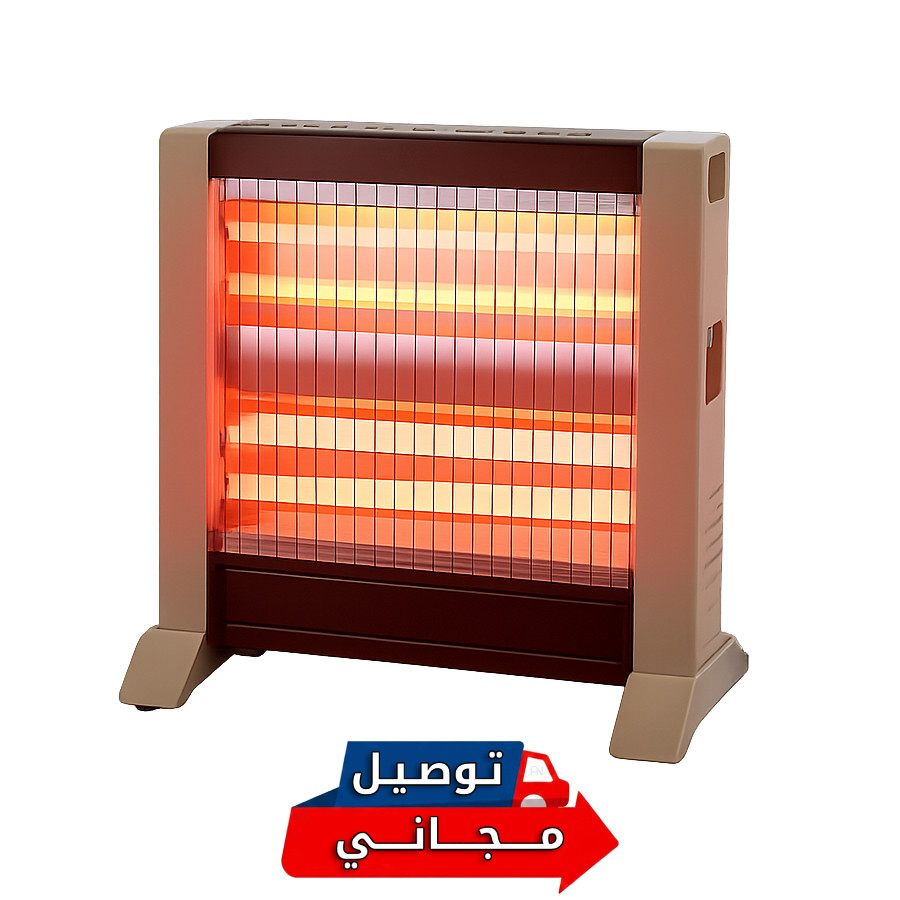 مدفأة كهربائية كوارتز 4 شمعات