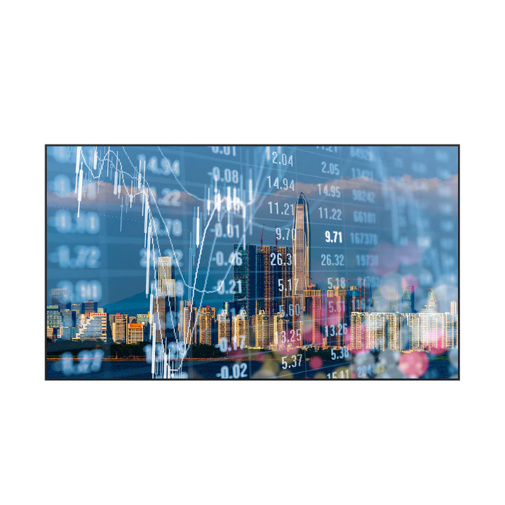 شاشة Avetron التجارية مقاس 65 بوصة بدقة 4K UHD بنظام Android للافتات الرقمية – إضاءة DLED، واي فاي وسحابة، عمل على مدار 24/7