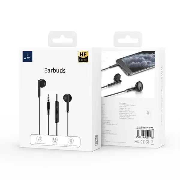 سماعات أذن سلكية وي وو WiWU EB312 بموصل 3.5 مم (Stereo Jack)
