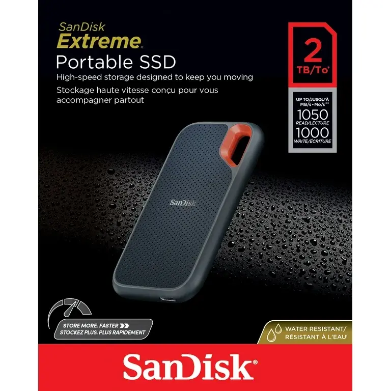 هارد SanDisk Extreme Portable SSD (سعة 2 تيرا بايت) SanDisk