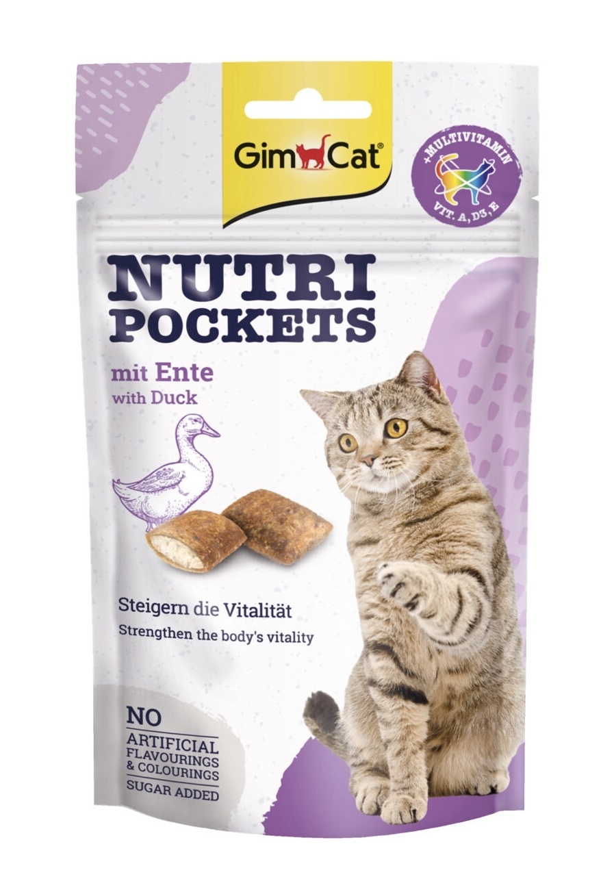 Gimcat-Nutri pockets with Duck