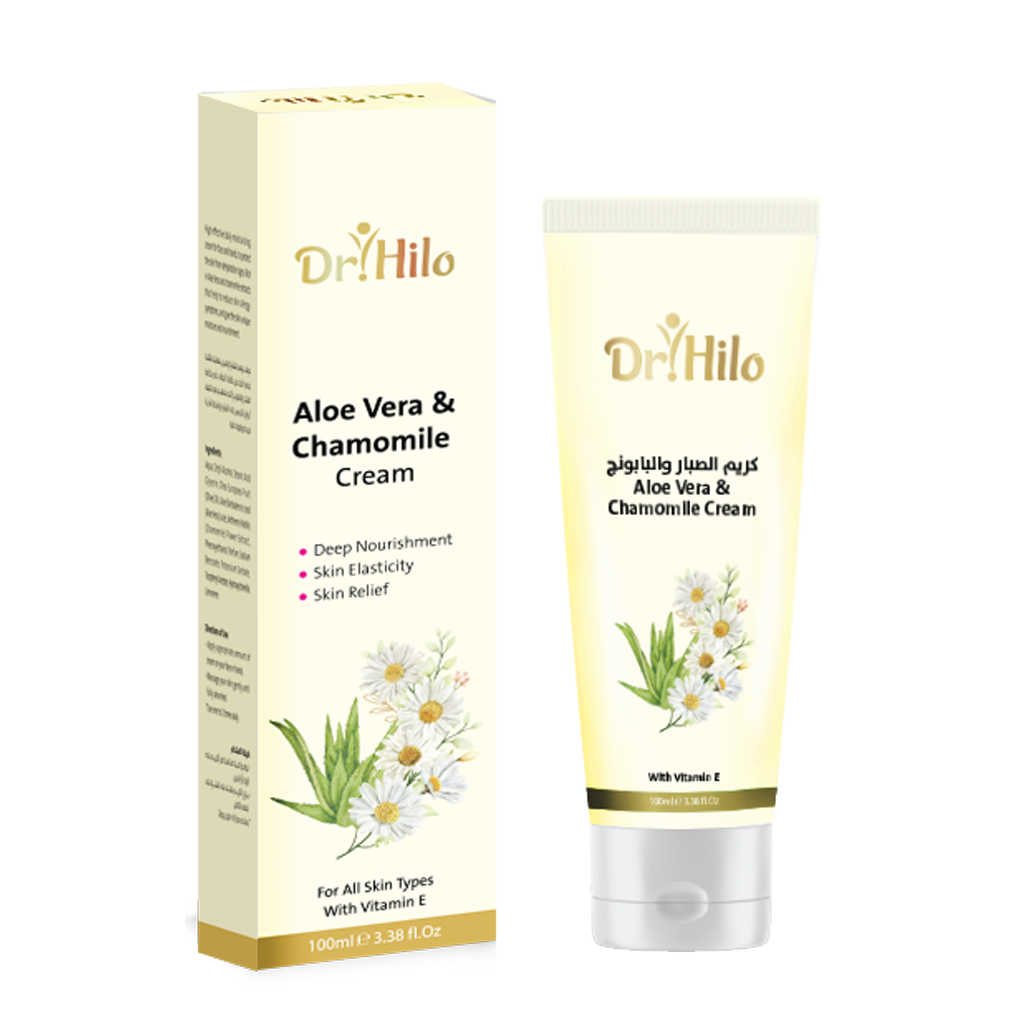 Aloe Vera & Chamomile  Cream for deep moisturizing of skin |