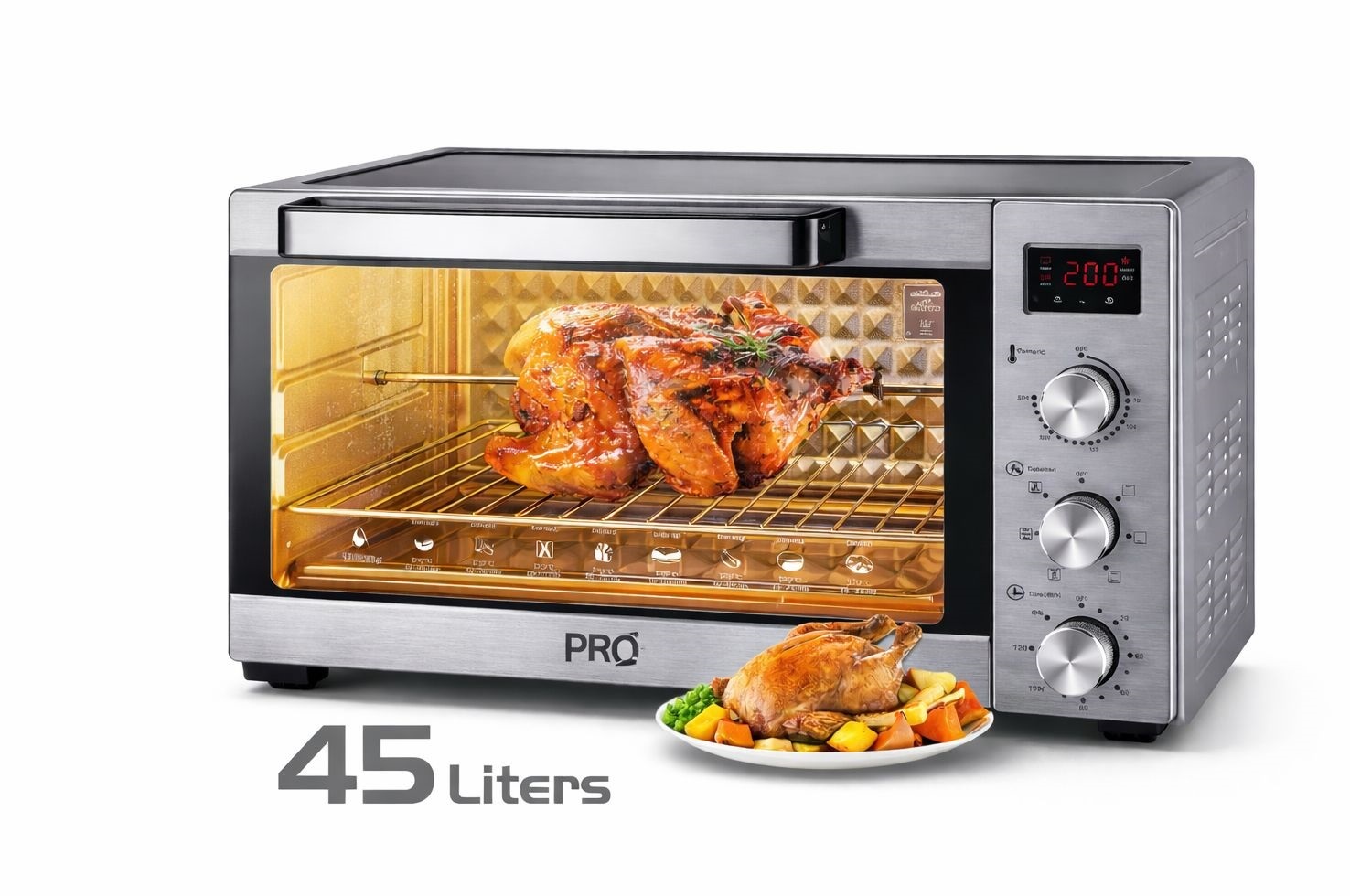 فرن كهربائي Pro (سعة 45 لتر)