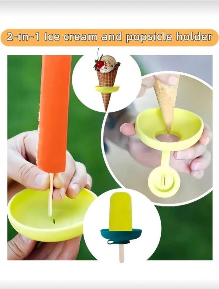 حامل ايس كريم سيليكون