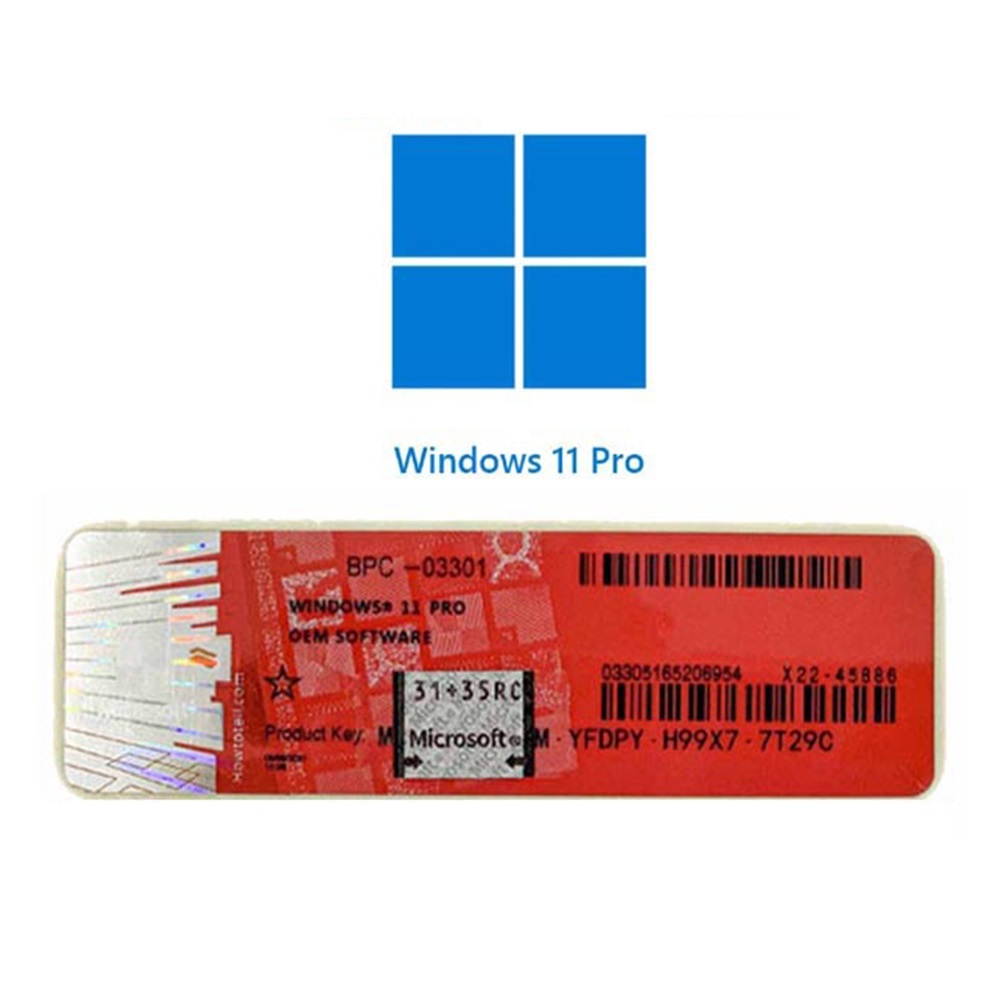 مفتاح الترخيص الأصلي لنظام التشغيل Windows 11 Pro (Win 11) كود تفعيل