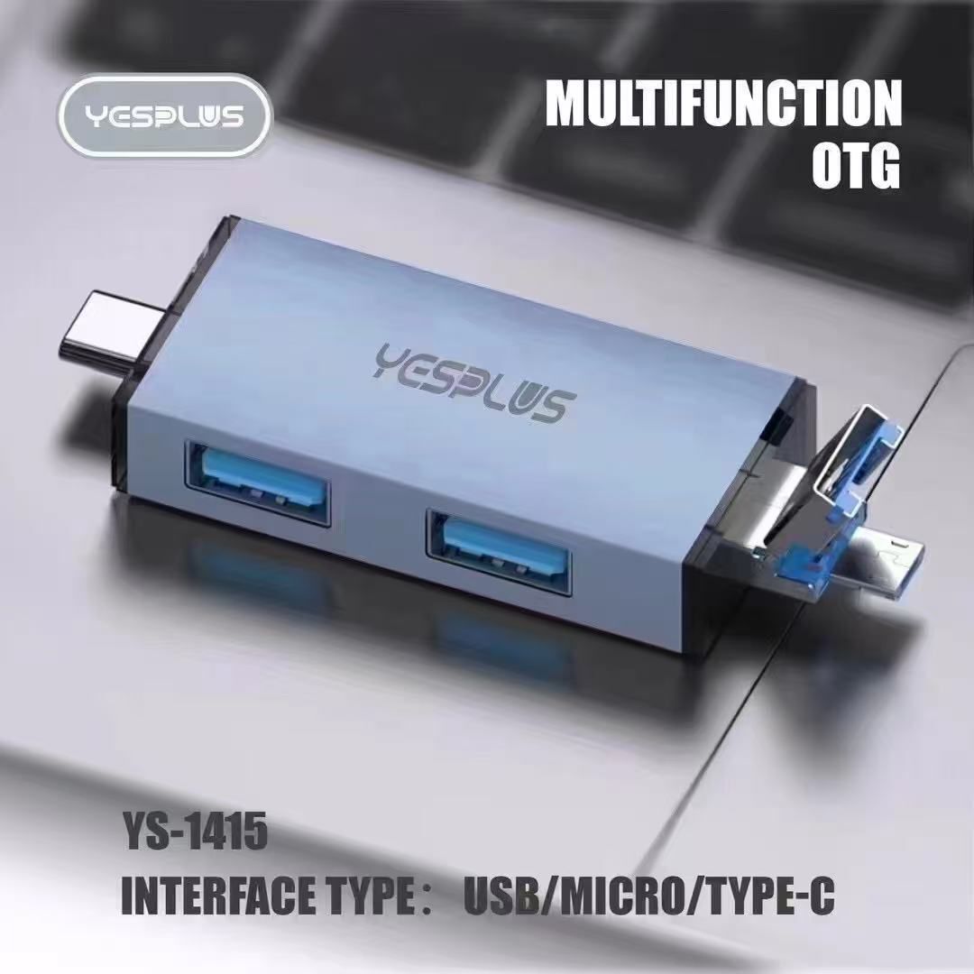 ييس بلس Yesplus 7-in-1 USB 3.0 Memory Card Reader Adapter for SD/Micro ...