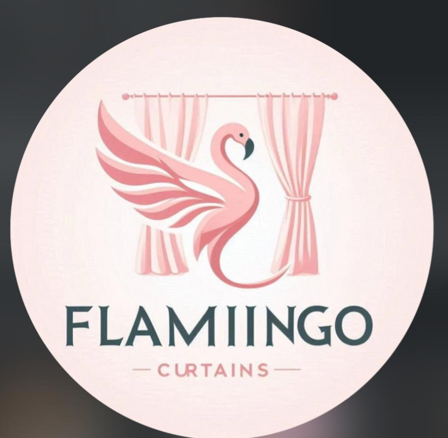 Flamingo curtain