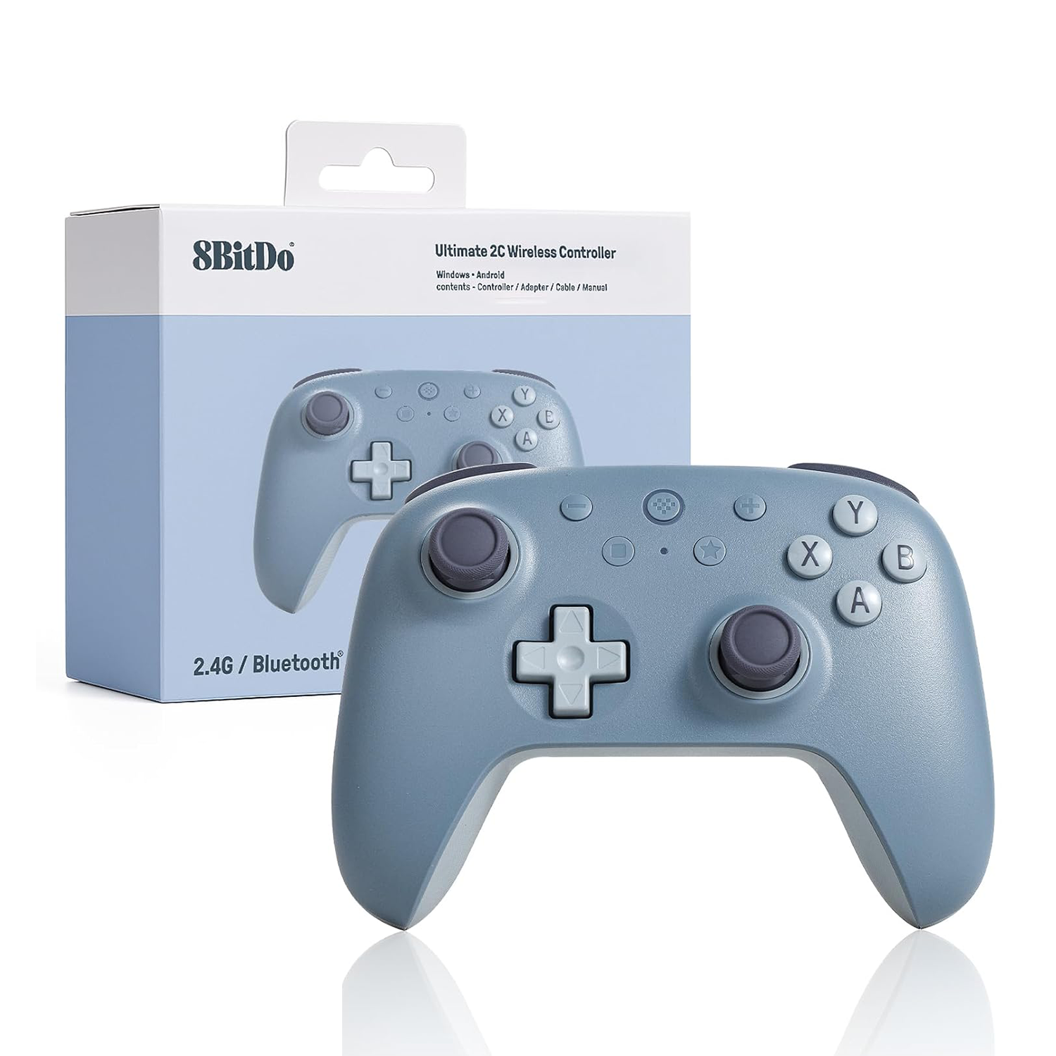 يد تحكم 8BitDo Ultimate 2C لاسلكية للكمبيوتر والأندرويد 8BitDo Ultimate ...