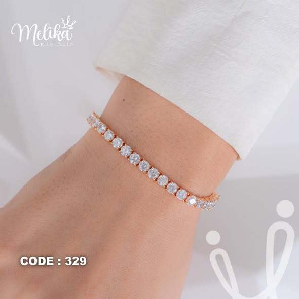 سوار نحاس مطلي بماء الذهب كود 329 Gold-plated copper bracelet, code 329 ...