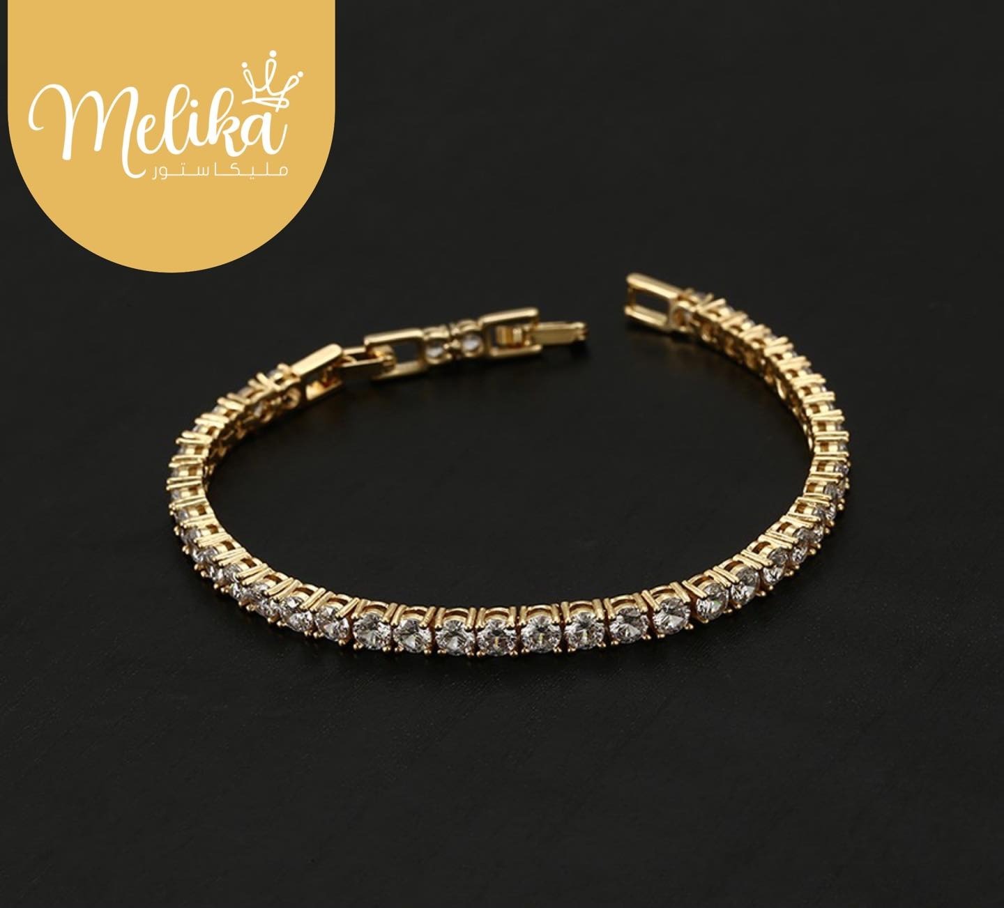 سوار نحاس مطلي بماء الذهب كود 329 Gold-plated copper bracelet, code 329 ...