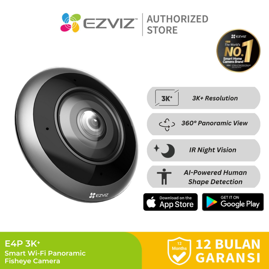 كاميرا مراقبة E4P - 3k+ - 6MB Camera EZVIZ E4P 3K+ 6MB | Miswag