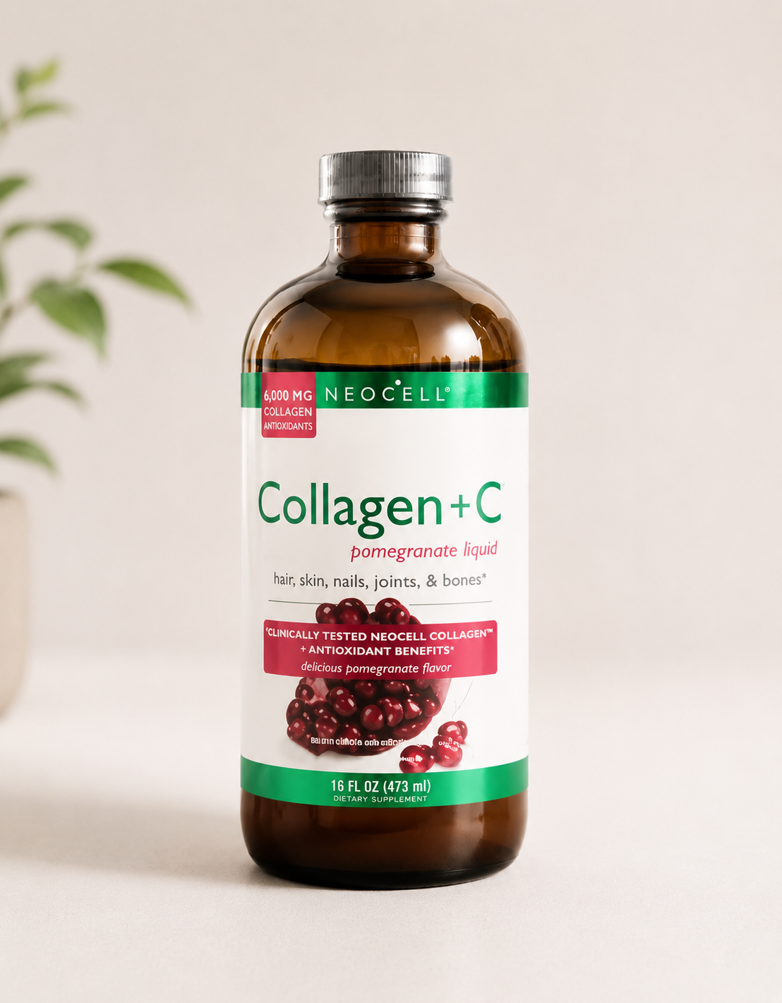 Collagen + C Pomegranate Liquid 473ml