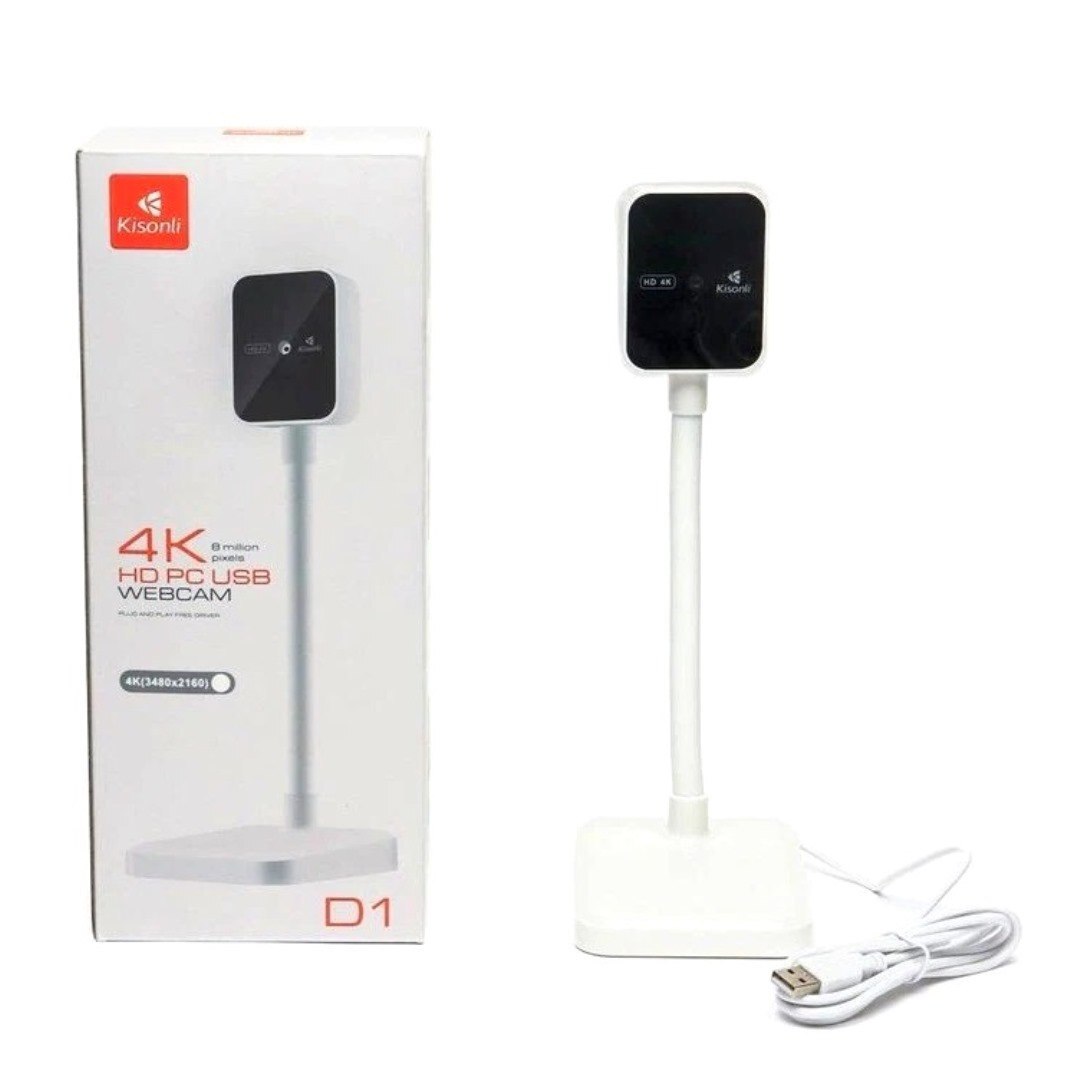 Kisonli D1 USB WebCam 4K for PC