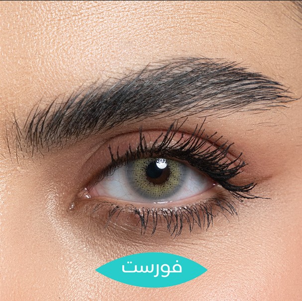 عدسات تركواز التجميلية أخضر فاتح – فورست