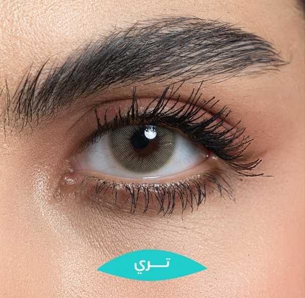 عدسات تركواز التجميلية أخضر هادئ – تري