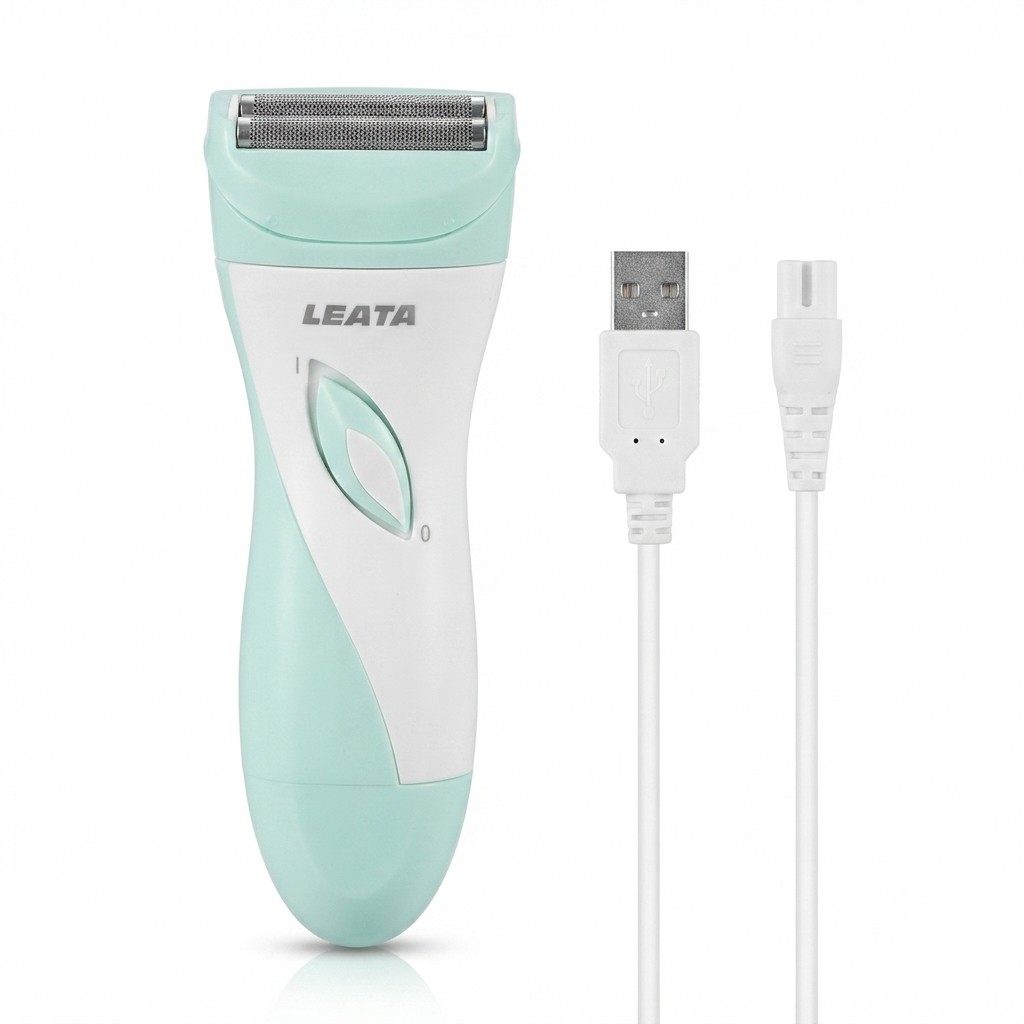 LEATA Green Waterproof Hair Removal Device for Smooth Skin