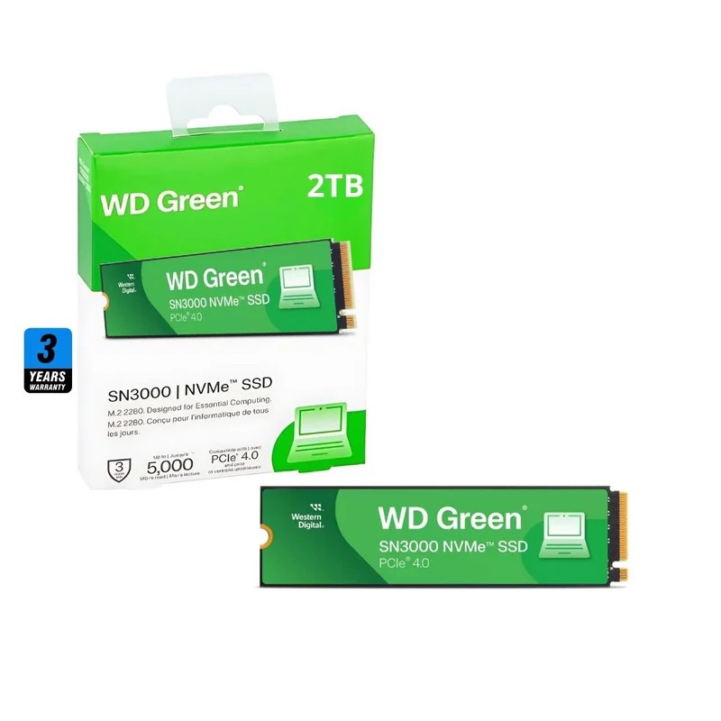 WD Green SN3000 2TB M.2 NVMe PCIe 4.0 SSD