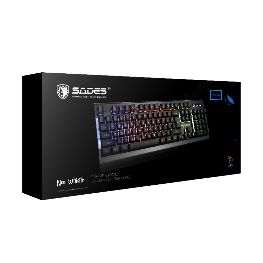 كيبورد ألعاب سيدس نيو ويسل RGB سلكي