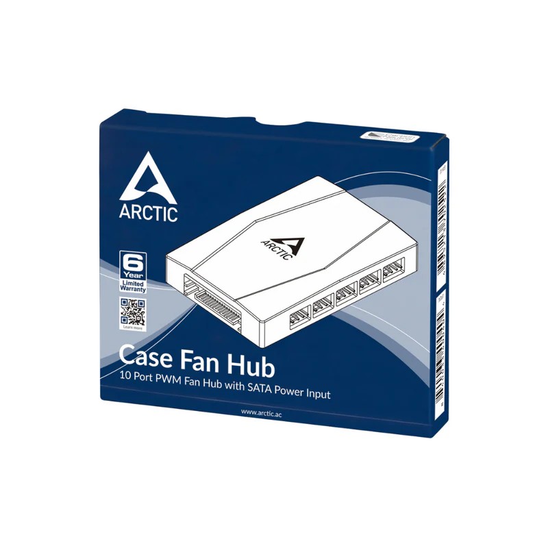 موزّع مراوح Arctic Case Fan Hub – 10 منافذ