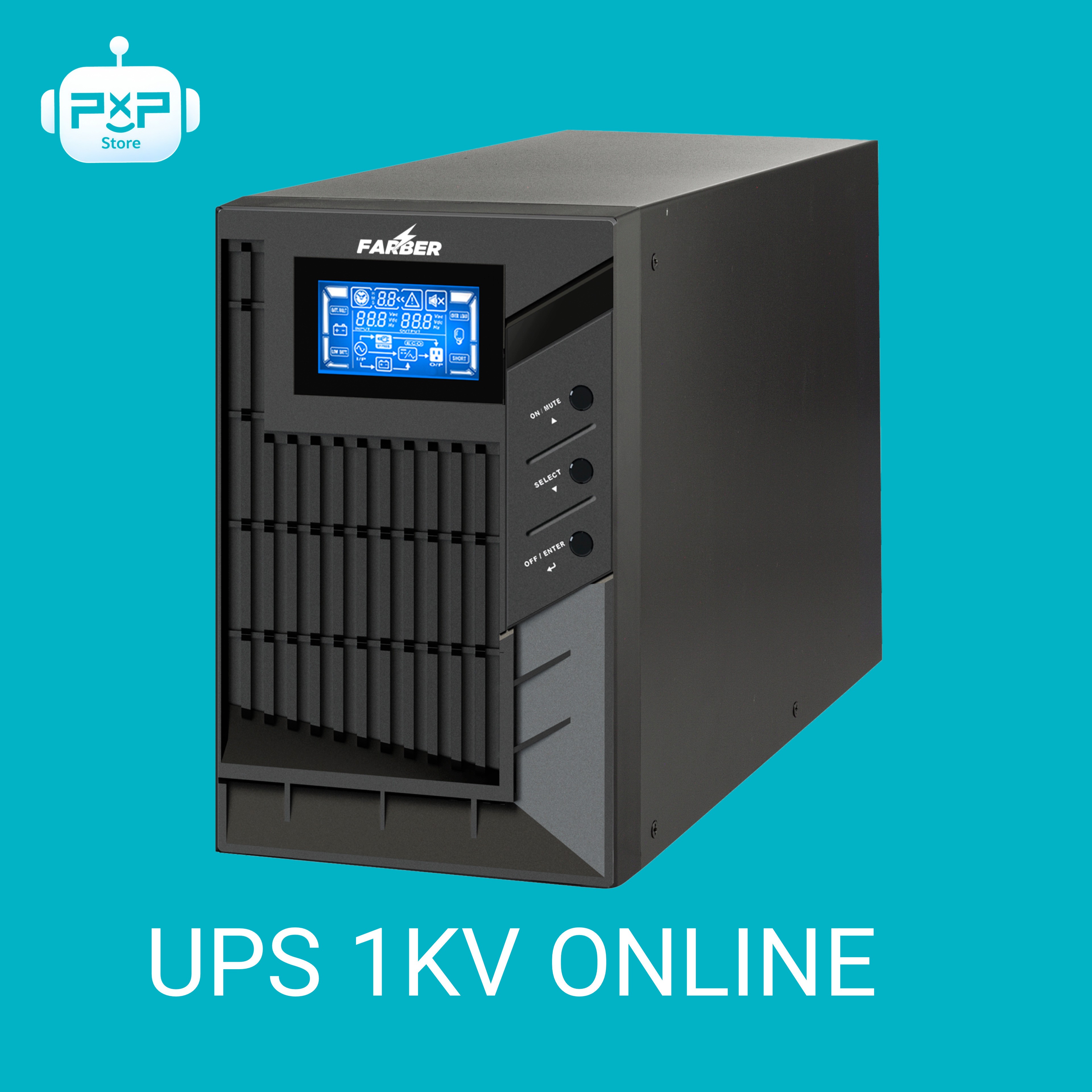 يو بي اس اونلاين فاربر أونلاين 1 كي في (UPS ONLINE 1KVA) ضمان لمدة سنتين