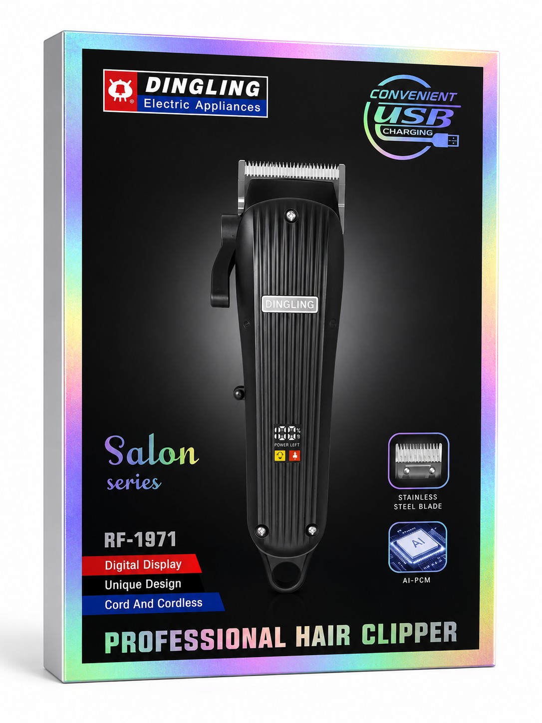 DINGLING Professional Hair Clipper RF-1971