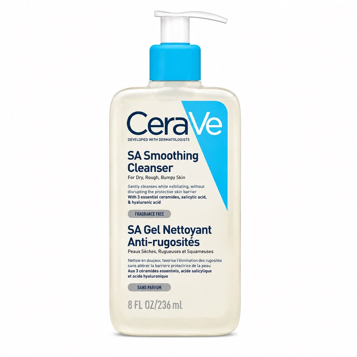 غسول سيرافي SA لتنعيم البشرة 236 مل | CeraVe SA Smoothing Cleanser