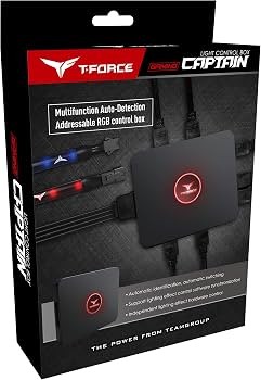 وحدة تحكم إضاءة T-FORCE CAPTAIN RGB وARGB بخاصية الكشف التلقائي