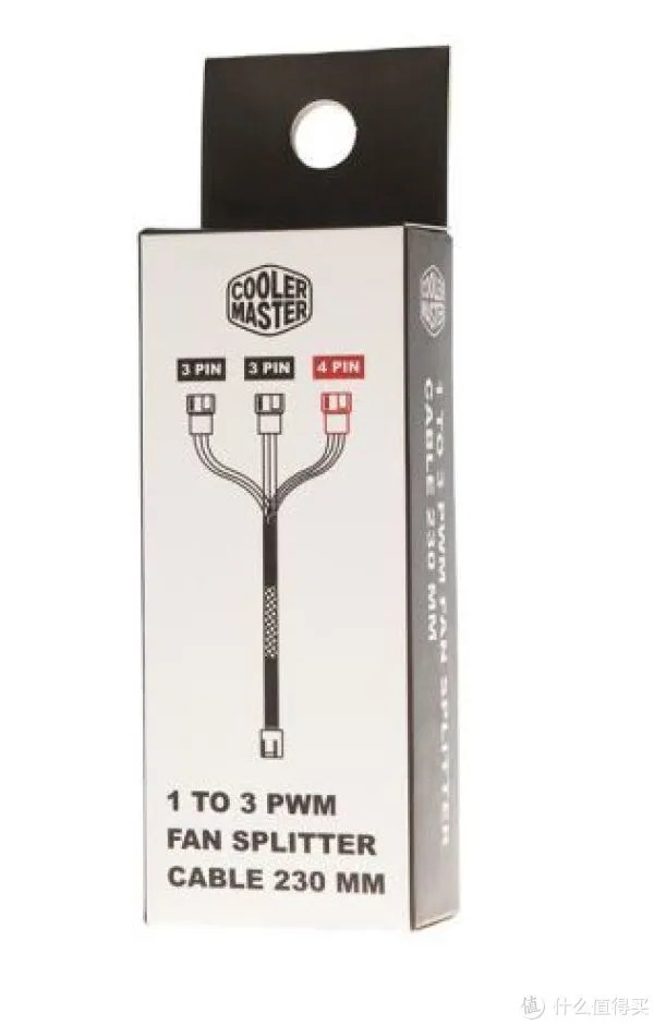 كابل موزّع مراوح Cooler Master PWM من منفذ واحد إلى 3 منافذ – 230 ملم