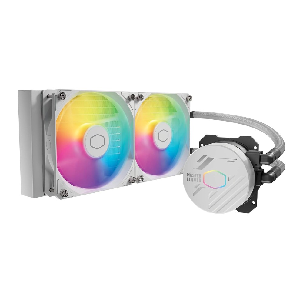 مبرد سائل Cooler Master MasterLiquid 240L Core ARGB – أبيض
