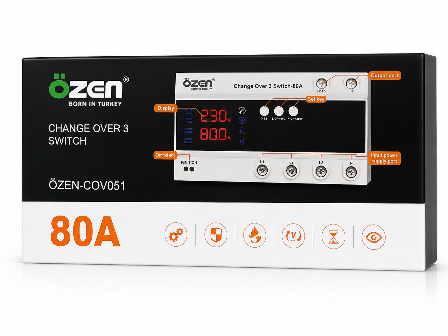ÖZEN Change Over 3 Switch 80A