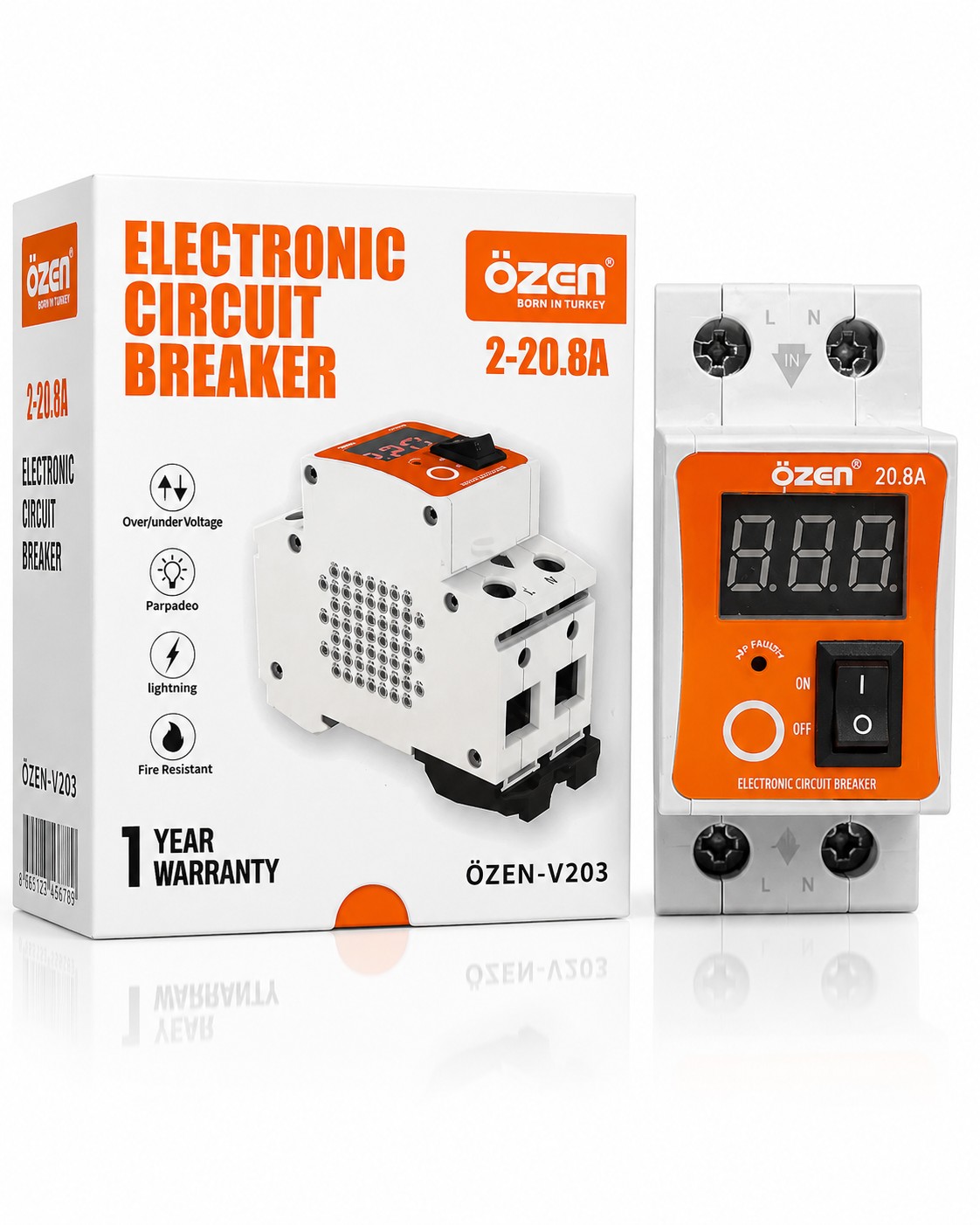 ÖZEN Electronic Generator Circuit Breaker 20A