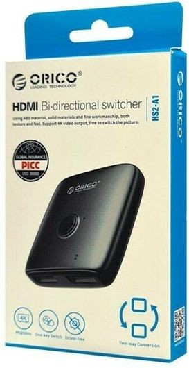 ORICO HS2-A1 HDMI 2.0 Bi-Directional Switcher