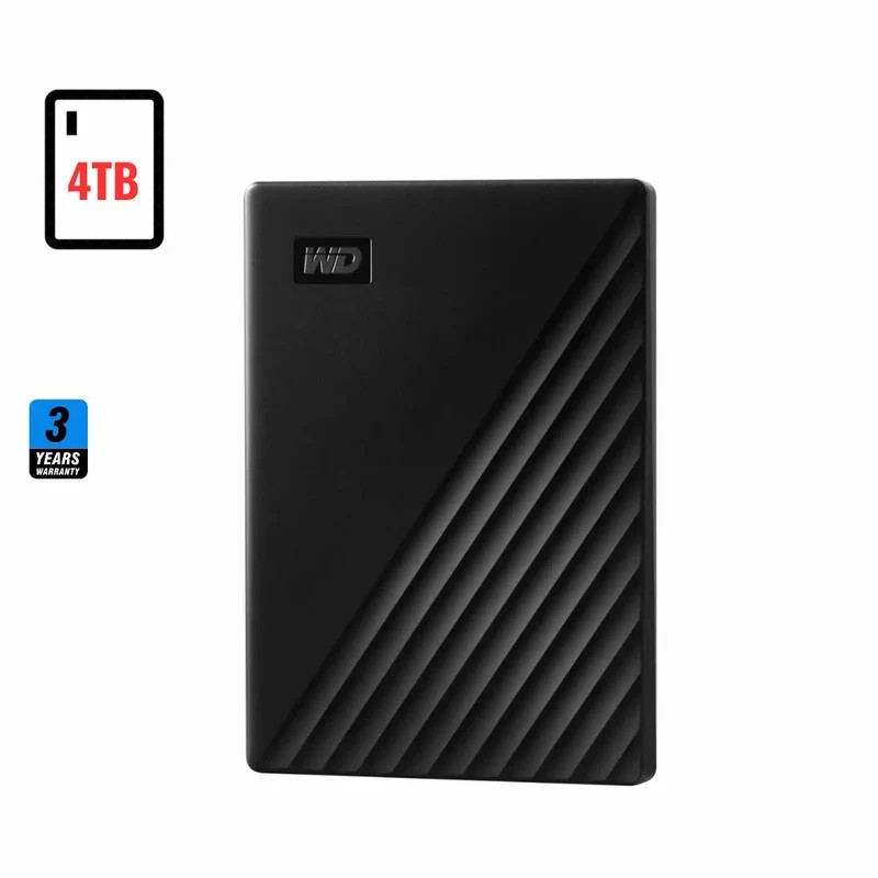 WD My Passport 4TB Portable External Hard Drive