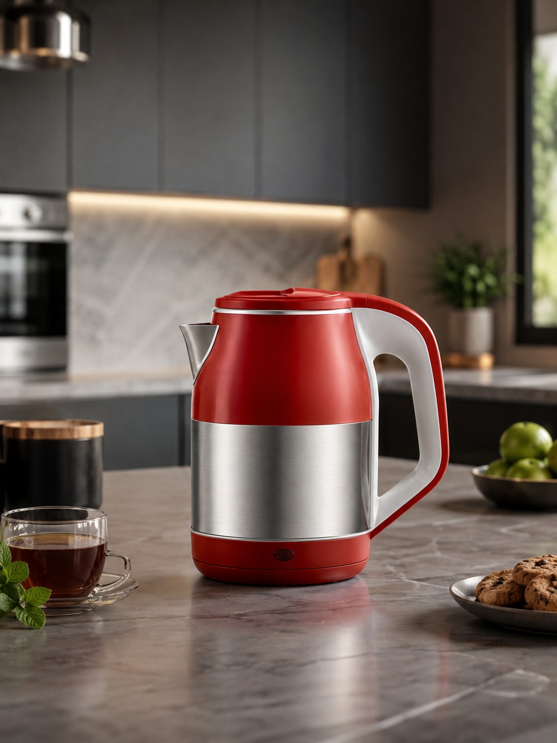 Crown electric kettle