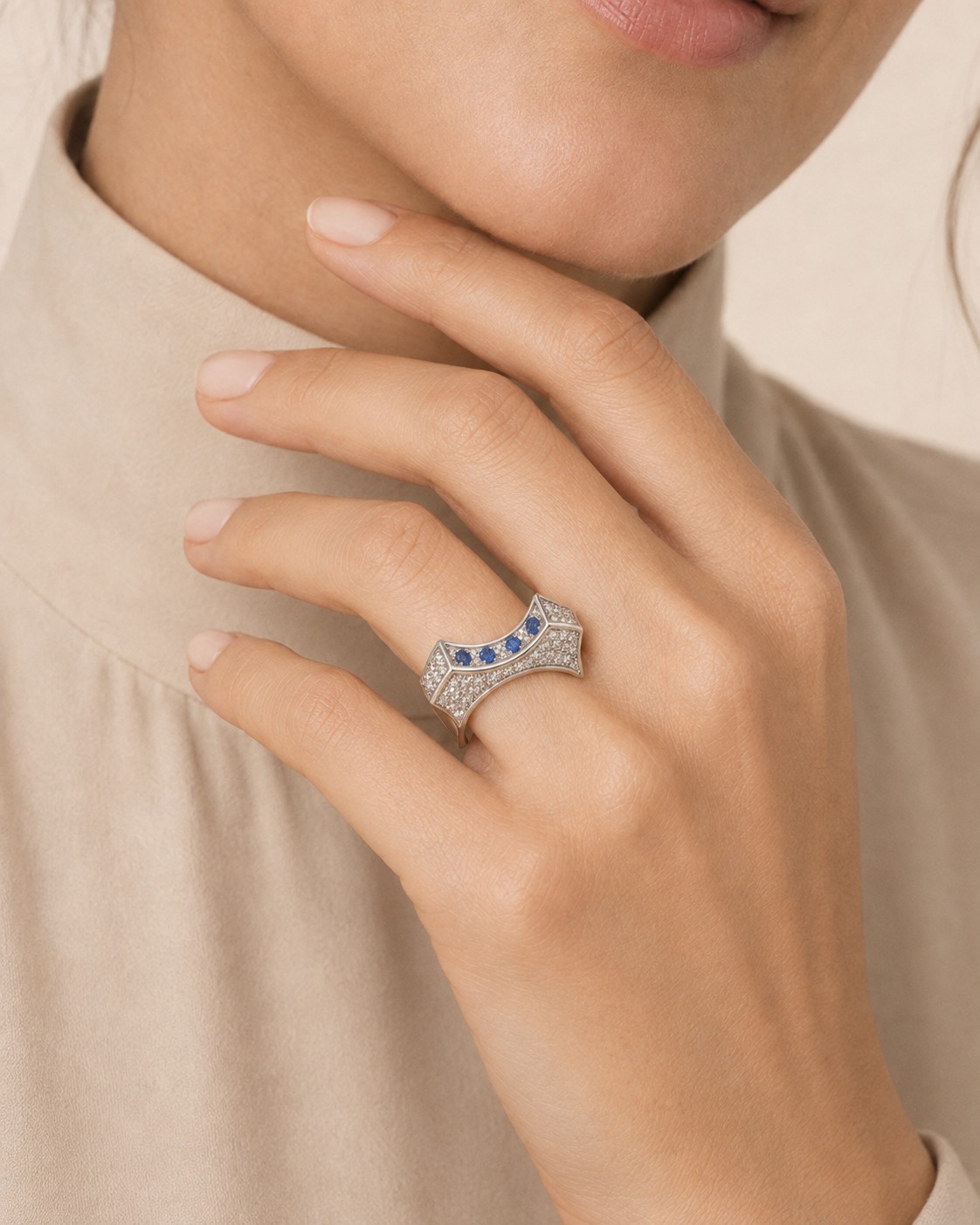 Women’s Italian 925 Sterling Silver Ring