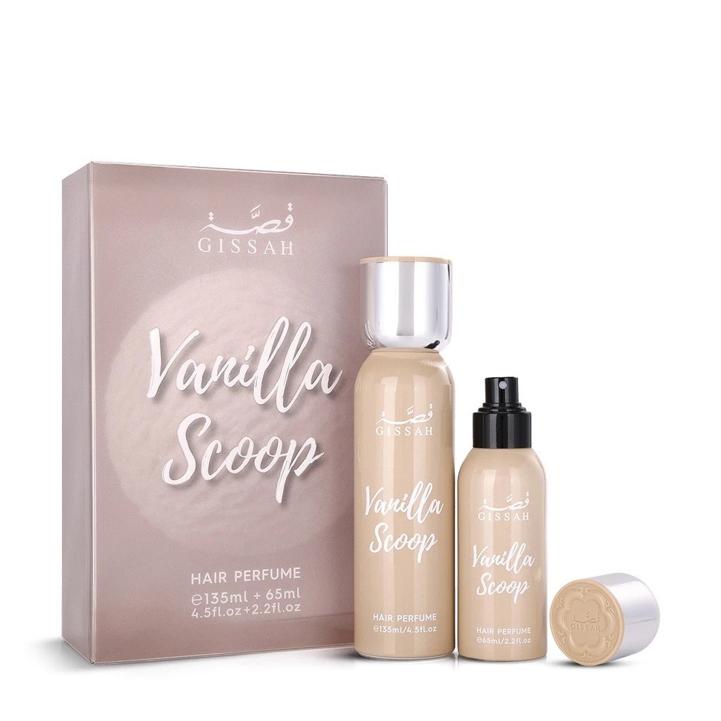 مجموعة عطر الشعر جيسا 135 مل + 65 مل برائحة الفانيليا