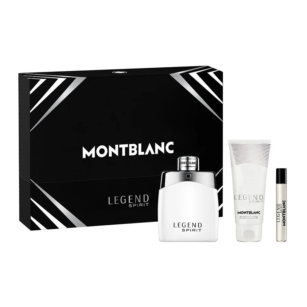 Montblanc Legend Spirit Eau de Toilette 100ml + Eau de Toilette 7.5ml + Water/Soap 100ml