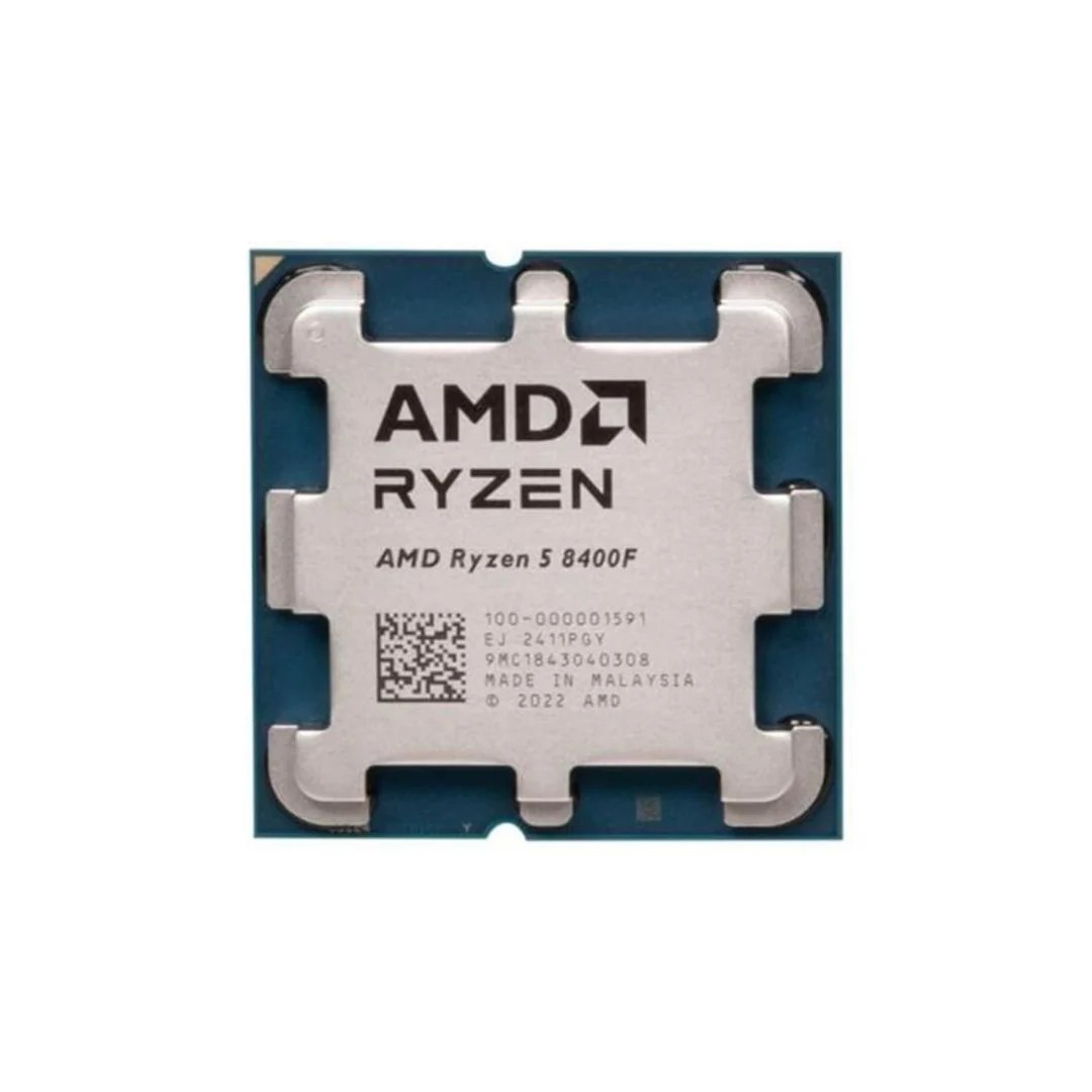 معالج AMD Ryzen 5 8400F بـ 6 أنوية و12 خيط معالجة – AM5 – Tray