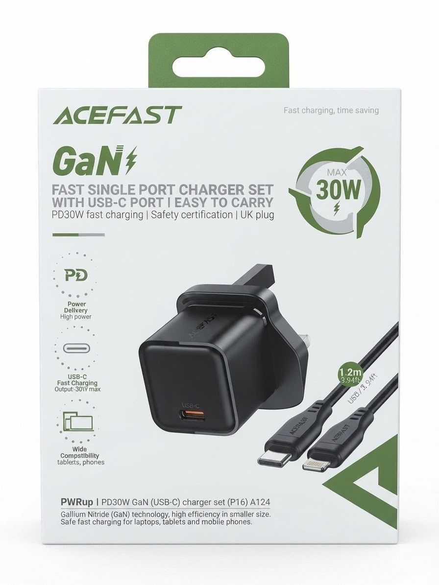 Acefast PD30W fast charging