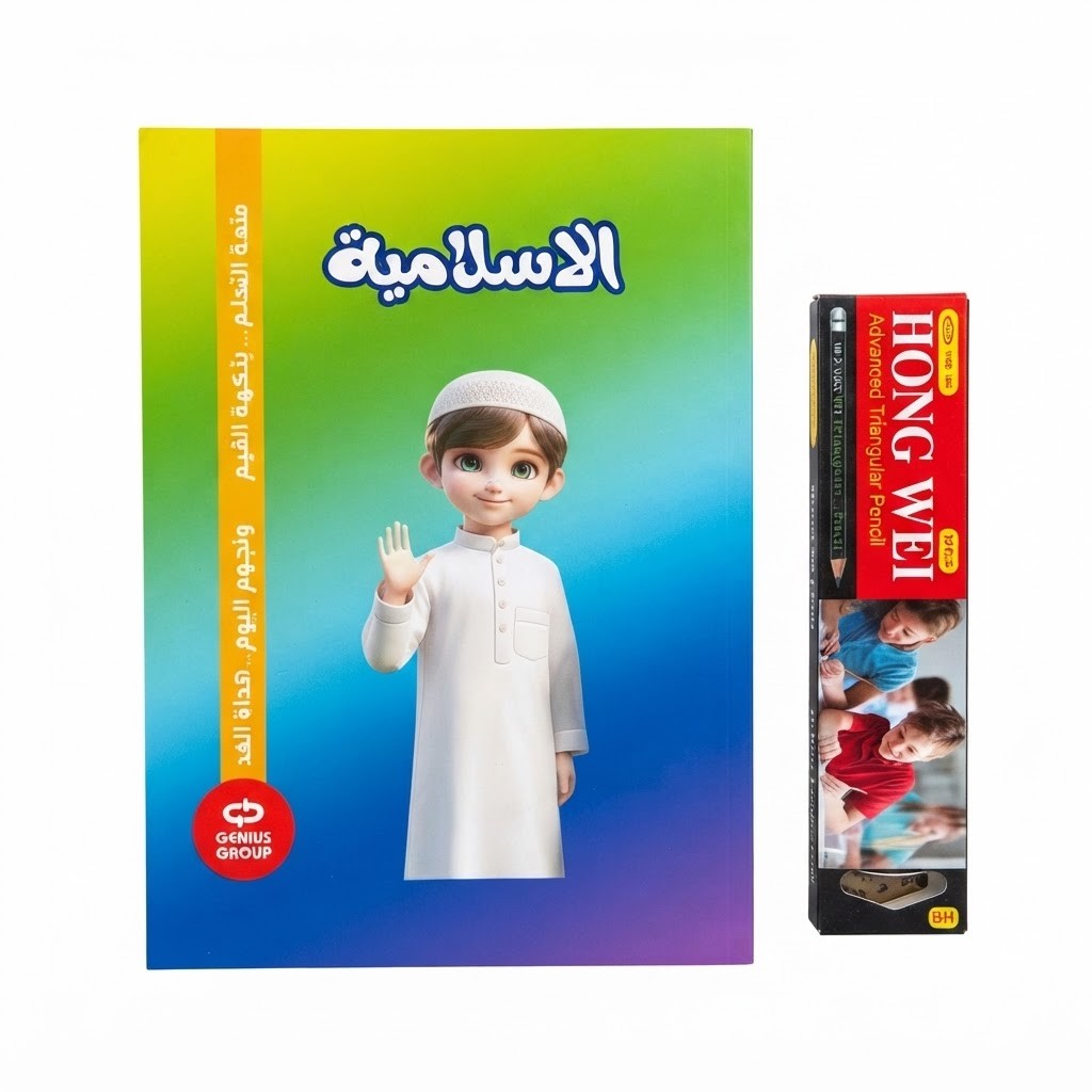 دفتر 80 ورقة وأقلام HWW-268 عدد 12