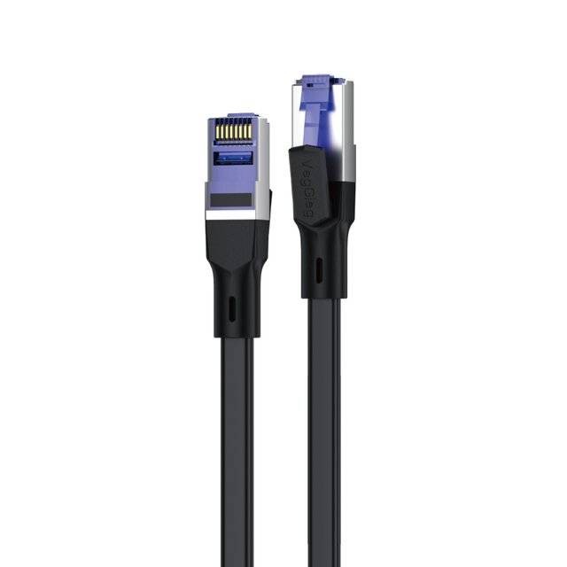 كابل شبكة مسطح VegGieg V-E721 RJ45 CAT7 FTP بطول 1.5 متر