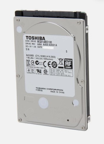 ذاكرة تخزين TOSHIBA 2.5” 1TB HDD 5400RPM 160 MB/s